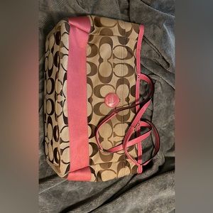 Coach diaper bag